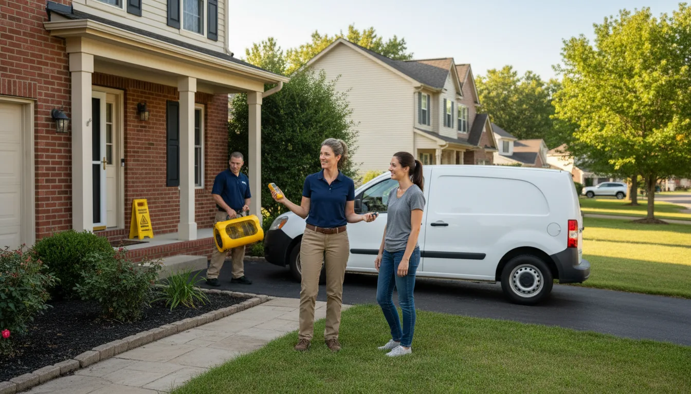 Water restoration image for Dehumidification And Cleanup Services in Niverville, NY